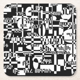 Ethiopian Cities スクエアペーパーコースター