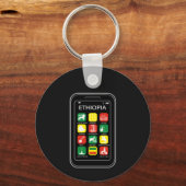 Ethiopian Heritage Icons – Culture, History & Prid キーホルダー (裏面)