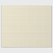 Ethiopian Orthodox Cross Pattern Gold on white ラッピングペーパー (フラット)