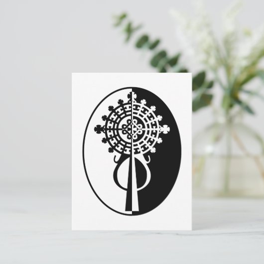 Ethiopian Processional Cross-II ポストカード (スタンド正面)