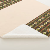 Ethiopian Tebeb Pattern シェルパブランケット (3/4)