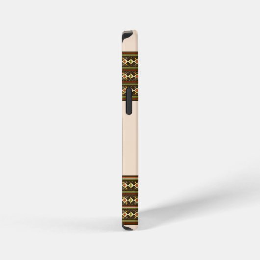 Ethiopian Tebeb Pattern iPhoneケース (右側面)