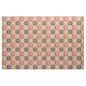 Ethnic African pattern with Adinkra symbols ファブリック (ファットクウォーター)