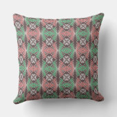 ethnic african striped geometric pattern アウトドアクッション (裏面)