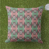 ethnic african striped geometric pattern アウトドアクッション (芝生)