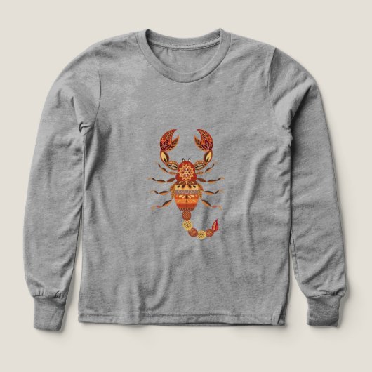 Ethnic Floral Scorpion (デザイン正面)