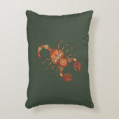 Ethnic Floral Scorpion アクセントクッション (正面(垂直))