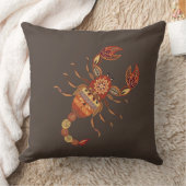 Ethnic Floral Scorpion クッション (ブランケット)