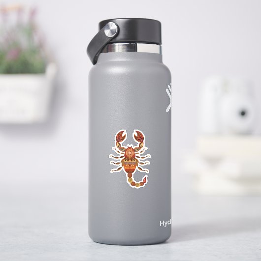 Ethnic Floral Scorpion シール (HydroFlask)