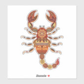 Ethnic Floral Scorpion シール (シート)