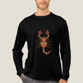 Ethnic Floral Scorpion トライブレンドTシャツ (正面)