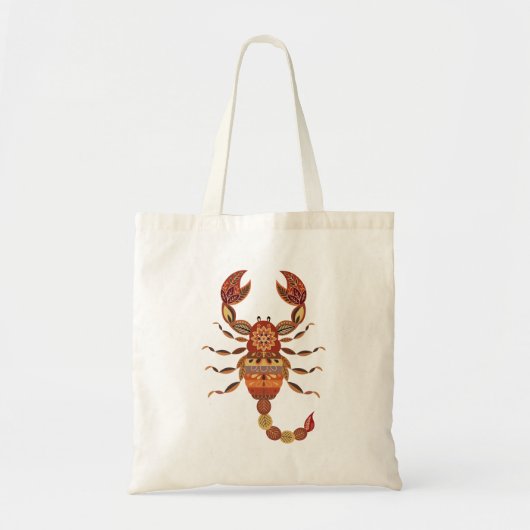 Ethnic Floral Scorpion トートバッグ (正面)