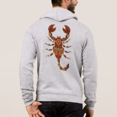 Ethnic Floral Scorpion パーカ (裏面)