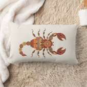 Ethnic Floral Scorpion ランバークッション (ブランケット)