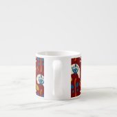 Ethnic Folk Floral Pattern エスプレッソカップ (裏面)