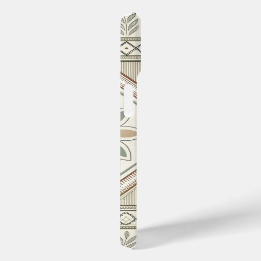 Ethnic Geometric Floral Tribal Seamless Pattern Case-Mate iPhoneケース (裏面 / 右)