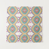 Ethnic ikat chevron pattern background Traditional タペストリー (正面(横))
