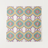 Ethnic ikat chevron pattern background Traditional タペストリー (正面)