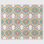 Ethnic ikat chevron pattern background Traditional ラッピングペーパー (フラット)