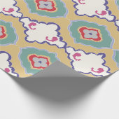 Ethnic ikat chevron pattern background Traditional ラッピングペーパー (角)