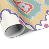 Ethnic ikat chevron pattern background Traditional ラッピングペーパー (ロールコーナー)