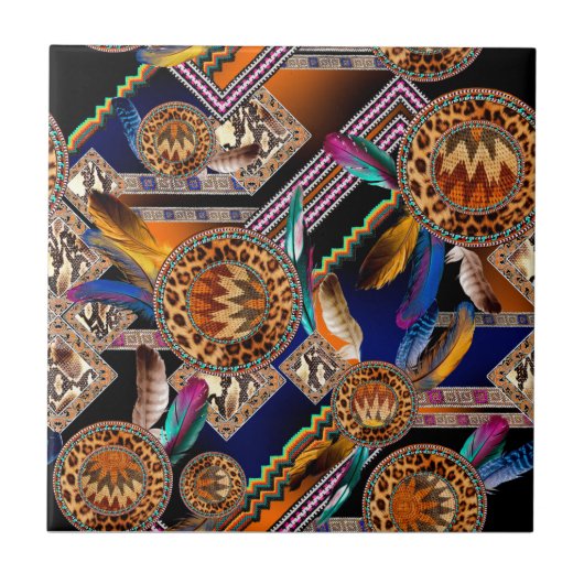 Ethnic Pattern  タイル (正面)