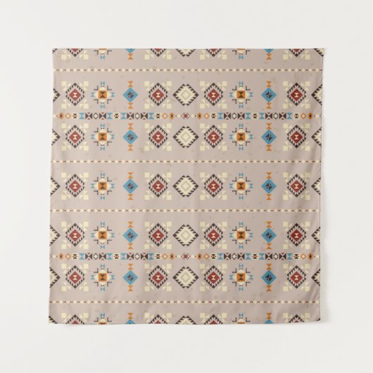 Ethnic seamless pattern タペストリー (正面(横))