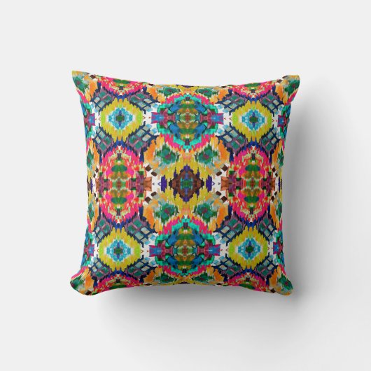 Ethnic seamless pattern. Ethnic boho ornament. Rep クッション (正面)
