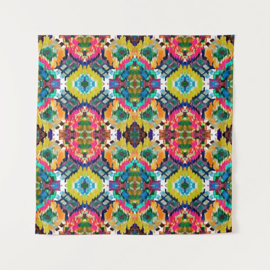 Ethnic seamless pattern. Ethnic boho ornament. Rep タペストリー (正面)
