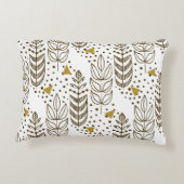 Ethnic seamless pattern with stylish trees. Endles アクセントクッション (裏面)