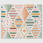 Ethnic Tribal Argyle Seamless Pattern. Traditional ラッピングペーパー (フラット)
