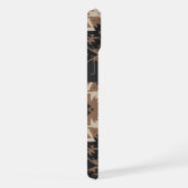 Ethnic Tribal Mudcloth Black & Tan iPhoneケース (右側面)