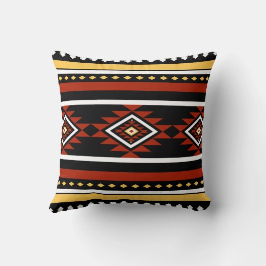 Ethnic Tribal Pattern クッション (裏面)