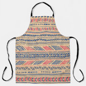 Ethnic tribal vintage seamless pattern エプロン (正面)
