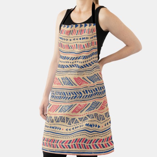 Ethnic tribal vintage seamless pattern エプロン (インサイチュ)
