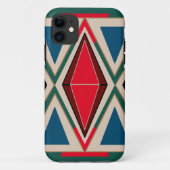 Ethno Muster Green Case-Mate iPhoneケース (裏面)