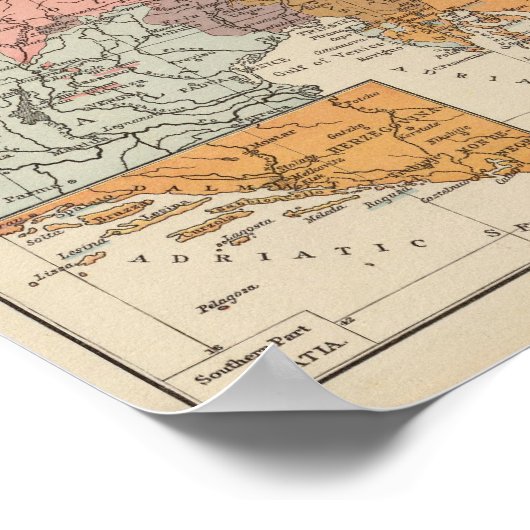 Ethnog Austria Hungary ポスター (角)