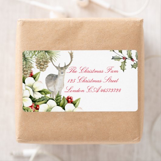 Etiket kerst hert ラベル (インサイチュ)