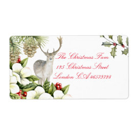 Etiket kerst hert ラベル