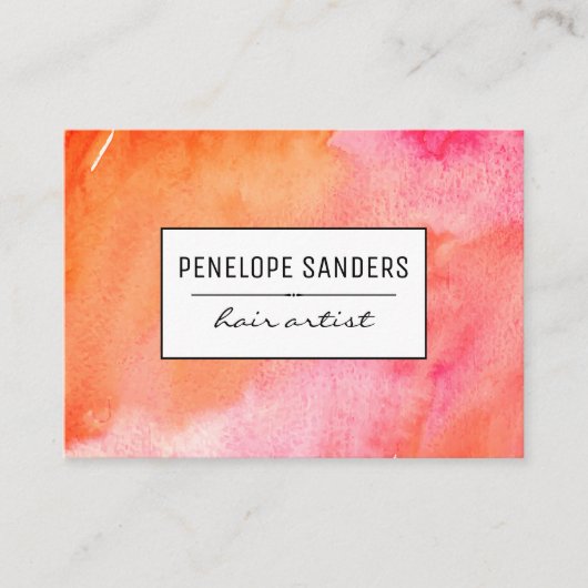 Etiqueta/水彩表現 名刺 (正面)