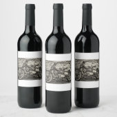 Etiqueta botella de  ワインラベル (ボトル)