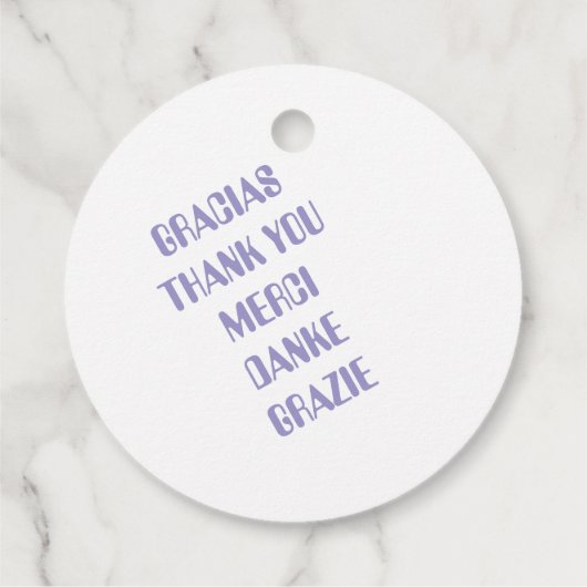 ETIQUETA DE AGRADECIMIENTO  フェイバータグ (裏面)