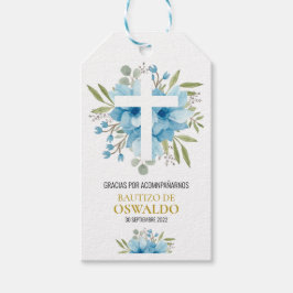 Etiqueta de agradecimiento parbautizo ギフトタグ