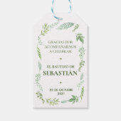 Etiqueta de agradecimiento parbautizo ギフトタグ (裏面)