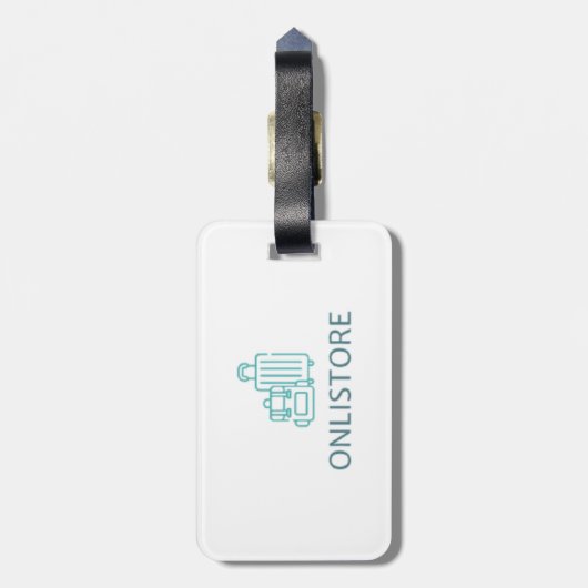 Etiqueta de Bagagem onlistore ラゲッジタグ (裏面縦)