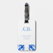 Etiqueta De Bagagem Santorini ラゲッジタグ (裏面縦)