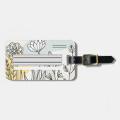 Etiqueta de equipaje, sencilla  ラゲッジタグ (正面横)