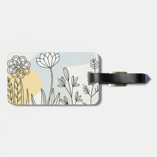 Etiqueta de equipaje, sencilla  ラゲッジタグ (裏面横)