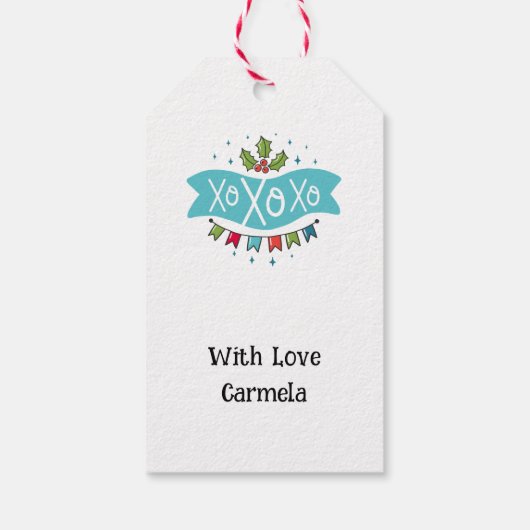 etiqueta navideña hello winter ギフトタグ (裏面)