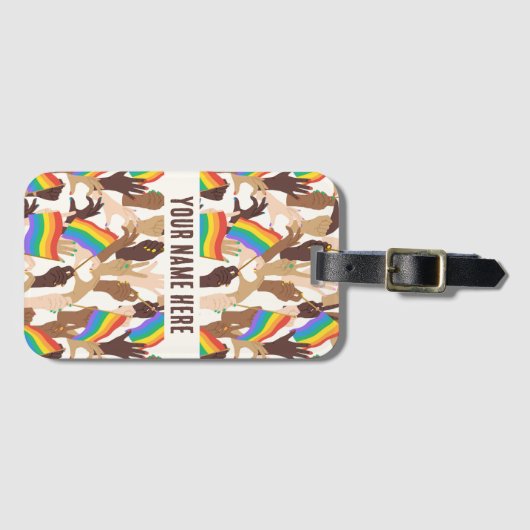 Etiqueta para maleta PRIDE ラゲッジタグ (正面横)